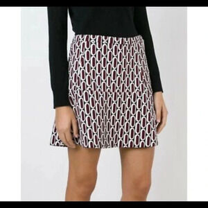 Michael Michael Kors Geo Print A-Line Skirt Sz10